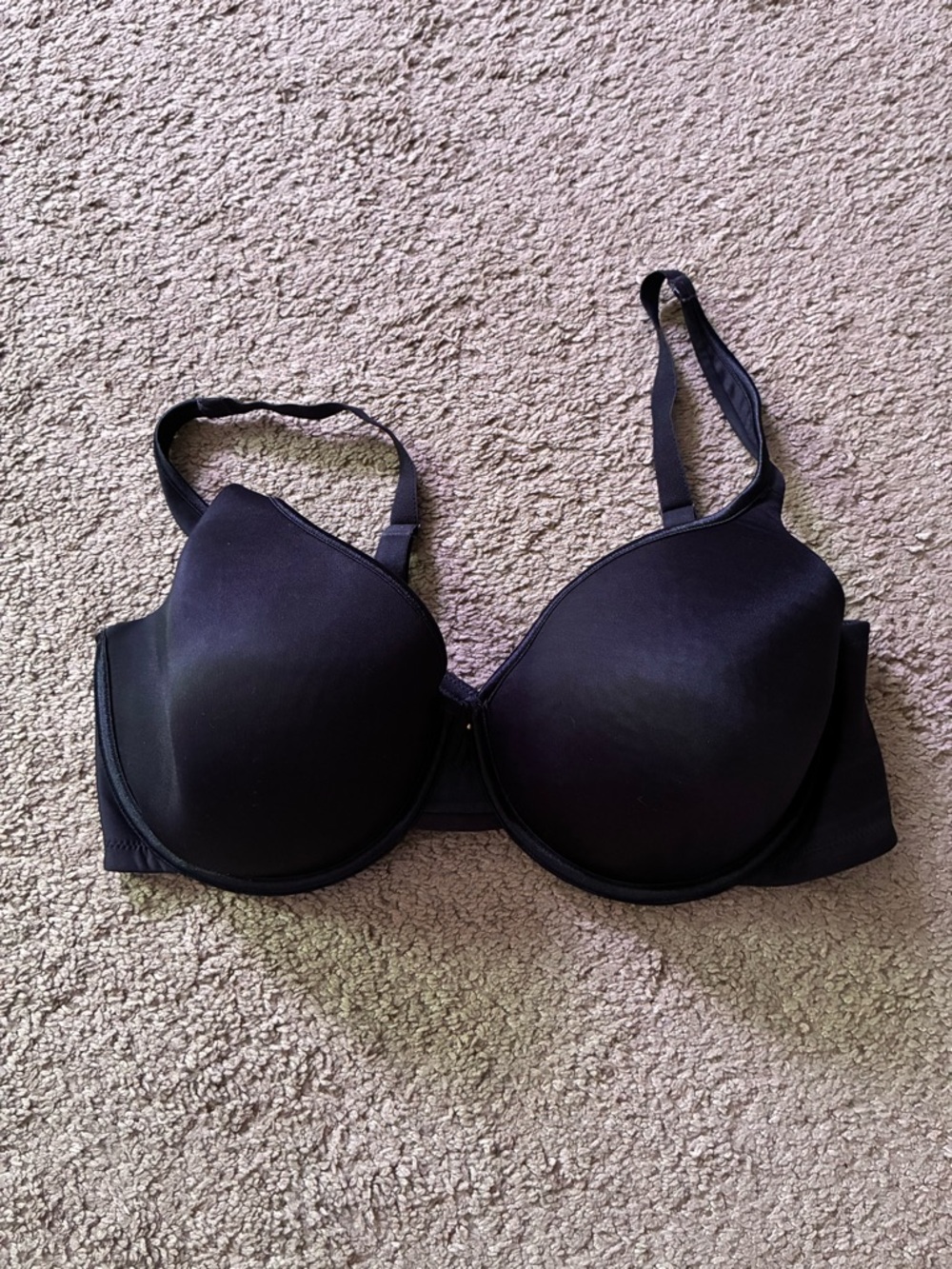 Vanity Fair Black Smooth Molded T-Shirt Bra